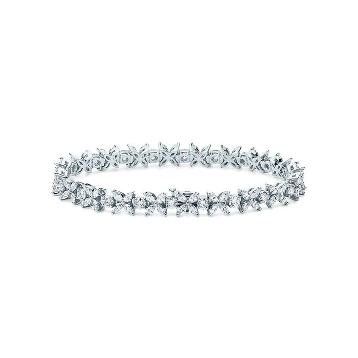 Cluster Tennis Bracelet